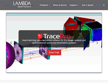 Tablet Screenshot of lambdares.com